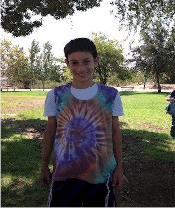 Tie-dye tzitzit in the wild